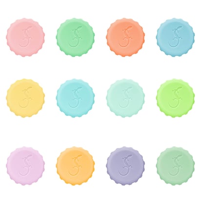 Artikelbild 17 für LURCH Silikon-Kronkorken Pastell bunt, 12 St., Artikelnummer 637617