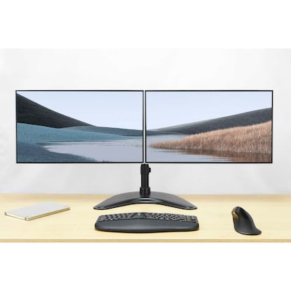 Artikelbild 7 für Kensington Monitor-Halterung SmartFit™ Ergo K58271WW schwarz für 2 Monitore, Bodenständer, Artikelnummer 733989
