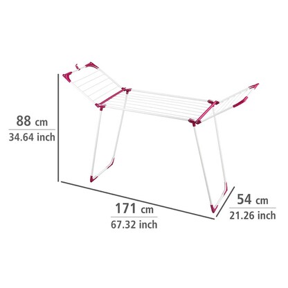 Artikelbild 13 für WENKO Wäscheständer Summer Dry weiß, rosa, Artikelnummer 531835