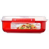 Artikelbild 1 für sistema® Mikrowellendose rot 1,25 l, 1 St., Artikelnummer 593174