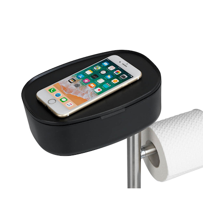 Artikelbild 5 für WENKO WC-Garnitur Rivazza schwarz Metall, Artikelnummer 813901