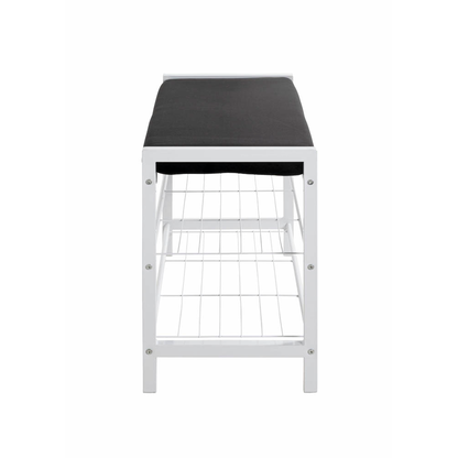 Artikelbild 5 für HAKU Möbel Schuhbank 54343 weiß, schwarz Metall 75,0 cm, Artikelnummer 296869