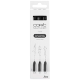 Artikelbild 1 für COPIC® Multiliner Fineliner schwarz 0.05 + 0.1 + 0.3 mm, 3 St., Artikelnummer 361406