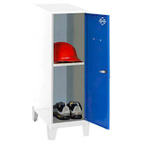 Artikelbild 1 für Simonrack Spind SIMONLOCKER DISM weiß, blau 8425437120824, 1 Schließfach 30,0 x 50,0 x 101,5 cm, Artikelnummer 356517