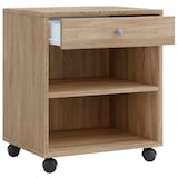 Artikelbild 1 für VCM my office Salda Rollcontainer sonoma-eiche 1 Auszug 45,0 x 38,0 x 54,0 cm, Artikelnummer 996621