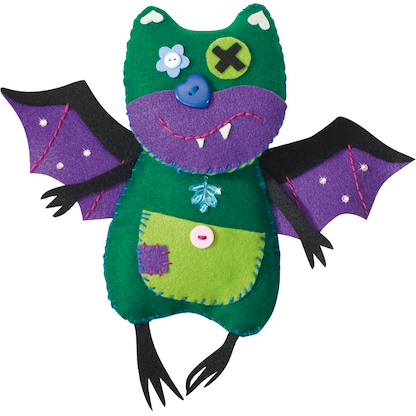 Artikelbild 2 für folia Nähset Monster Friends Batty mehrfarbig, Artikelnummer 719177