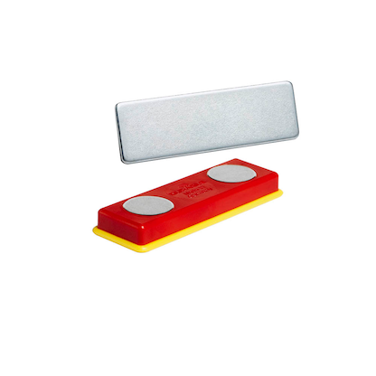 Artikelbild 2 für DURABLE Selbstklebende Magnete rot/gelb 10 St., Artikelnummer 244727