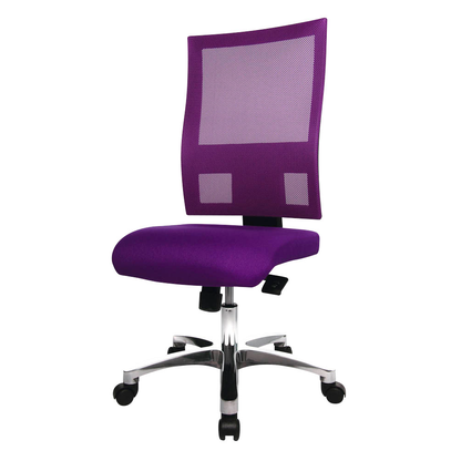 Artikelbild 4 für Topstar Bürostuhl Nito, PRONETSYT33 Stoff lila, Gestell alu, Artikelnummer 441774