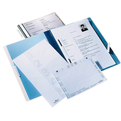 Artikelbild 3 für 5 DURABLE Personalhefter Kunststoff blau 5 x kaufmännische Heftung, Artikelnummer 933739