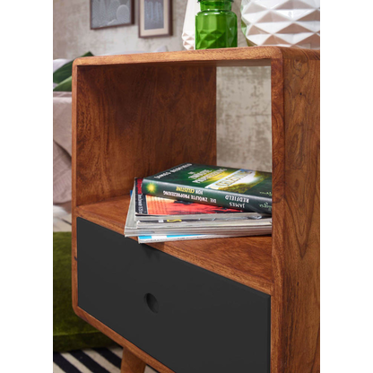 Artikelbild 8 für WOHNLING Nachttisch Massivholz sheesham 40,0 x 35,0 x 70,0 cm, Artikelnummer 905723