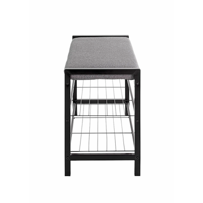 Artikelbild 5 für HAKU Möbel Schuhbank 54544 schwarz, grau Metall 75,0 cm, Artikelnummer 296887