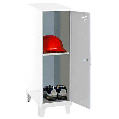 Artikelbild für Simonrack Spind SIMONLOCKER DISM SINGLE weiß, grau 8425437120886, 1 Schließfach 30,0 x 50,0 x 101,5 cm, Artikelnummer 355968