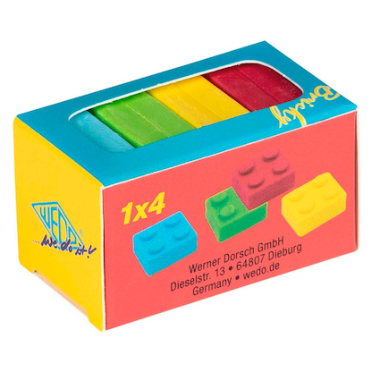 Artikelbild 22 für WEDO Radiergummis Bricky farbsortiert, 4 St., Artikelnummer 404139