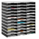 Artikelbild 1 für styro Sortierstation Styrodoc grau/schwarz mit 33 Fächer, Artikelnummer 435834