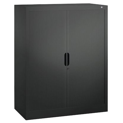 Artikelbild 15 für CP Omnispace Rollladenschrank schwarzgrau 2 Fachböden 100,0 x 42,0 x 123,0 cm, Artikelnummer 411936