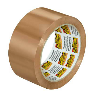 Artikelbild 2 für AKTION: office discount Packband braun 50,0 mm x 66,0 m 12 Rollen + GRATIS office discount Zettelbox, Artikelnummer 459540