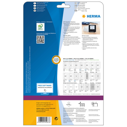Artikelbild 4 für 375 HERMA Disketten-Etiketten 5087 weiß, Artikelnummer 800654