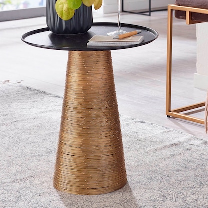 Artikelbild 3 für WOHNLING Beistelltisch Eisen gold 40,0 x 40,0 x 45,0 cm, Artikelnummer 166369