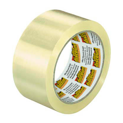 Artikelbild 2 für AKTION: office discount Packband transparent 50,0 mm x 66,0 m 12 Rollen + GRATIS office discount Zettelbox, Artikelnummer 459558