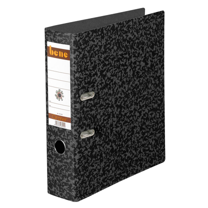 Artikelbild 22 für bene Hartpappe Ordner schwarz marmoriert Karton 8,0 cm DIN A4, Artikelnummer 415174