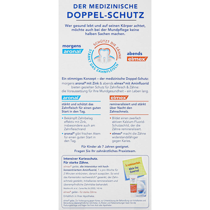 Artikelbild 12 für aronal elmex Set Zahnpasta 2x 75 ml, Artikelnummer 421307