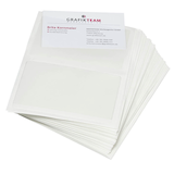 Artikelbild 1 für Probeco Visitenkartentaschen selbstklebend glasklar, für 1 Visitenkarte, 100 St., Artikelnummer 432211