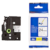 Artikelbild 1 für brother Schriftband TZe-FX251 TZEFX251, 24 mm schwarz auf weiß, Artikelnummer 653626
