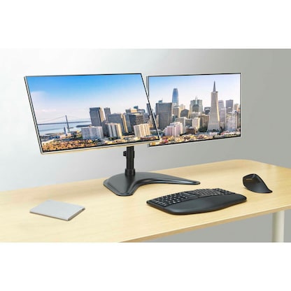 Artikelbild 8 für Kensington Monitor-Halterung SmartFit™ Ergo K58271WW schwarz für 2 Monitore, Bodenständer, Artikelnummer 733989