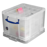 Artikelbild 1 für Really Useful Box Aufbewahrungsbox 35,0 l transparent 48,0 x 39,0 x 31,0 cm, Artikelnummer 112526