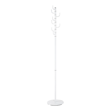 HAKU Möbel Kleiderständer 17344 weiß Metall 8 Haken 29,0 x 170,0 cm, 1 St