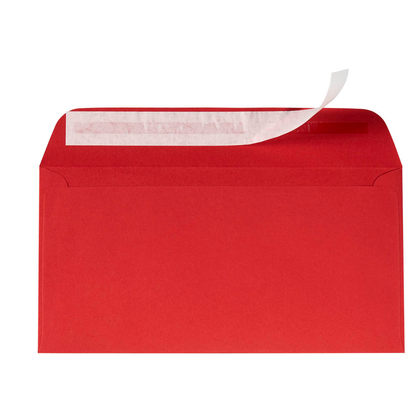 Artikelbild 3 für artoz Briefumschläge Mosaic DIN lang ohne Fenster feuerrot haftklebend 20 St., Artikelnummer 959262