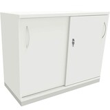 Artikelbild 1 für fm Schiebetürenschrank Sidney, 4260672331659 weiß 1 Fachboden 100,0 x 44,2 x 78,1 cm, Artikelnummer 131257