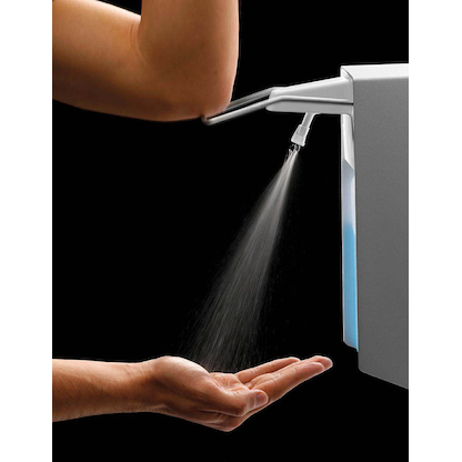 Artikelbild 3 für Bartscher Desinfektionsspender PS 0,9L-W 850019 silber, weiß Kunststoff 0,9 l, Artikelnummer 426542