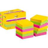 Artikelbild 1 für Post-it® Super Sticky Carnival Haftnotizen extrastark 654MTDR farbsortiert, 12 Blöcke, Artikelnummer 200877