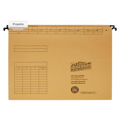 Artikelbild 4 für AKTION: 50 office discount Hängemappen naturbraun + GRATIS office discount Zettelbox, Artikelnummer 532467