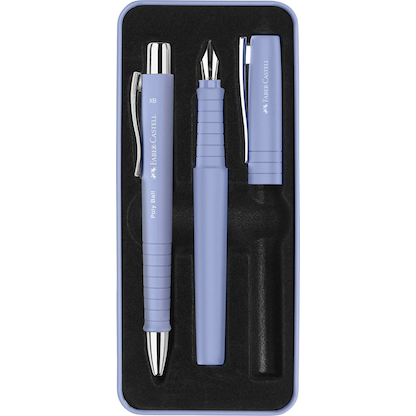 Artikelbild für FABER-CASTELL Schreibset Poly Ball Pen lila, Artikelnummer 443618