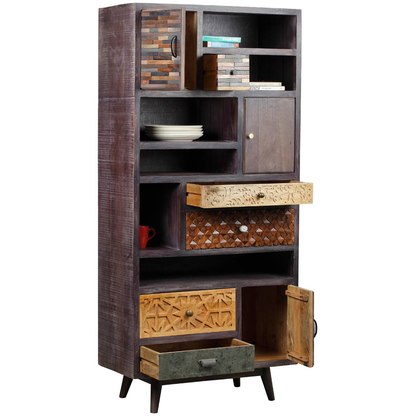 Artikelbild 4 für Garden Pleasure Regalschrank TOBOL, 304070 braun 80,0 x 40,0 x 183,0 cm, Artikelnummer 543839