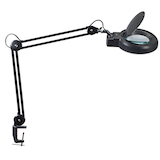 Artikelbild 1 für MAUL MAULviso Lupenleuchte schwarz 8 W mit Tischklemme, Artikelnummer 157798