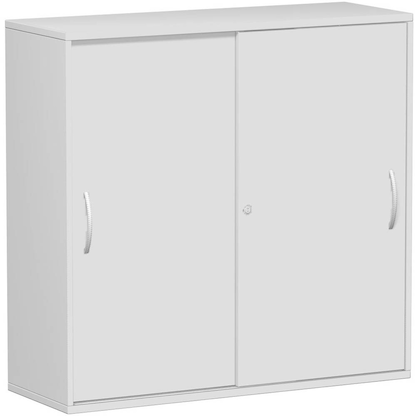 Artikelbild 7 für geramöbel Schiebetürenschrank Flex, S-312353-LL lichtgrau 2 Fachböden 120,0 x 42,5 x 118,2 cm, Artikelnummer 877124