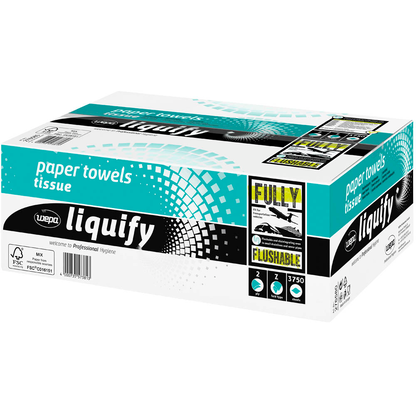Artikelbild 4 für wepa Papierhandtücher 276580 liquify Interfold-Falzung 2-lagig 3.750 Tücher, Artikelnummer 115693