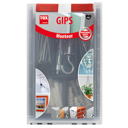 Artikelbild 4 für TOX Monteur Gips 094901061 Hohlraumdübel-Sortiment, 62-teilig, Artikelnummer 559620