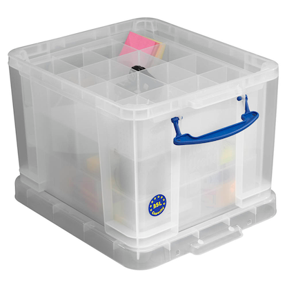 Artikelbild 2 für Really Useful Box Aufbewahrungsbox 35,0 l transparent 48,0 x 39,0 x 31,0 cm, Artikelnummer 112526