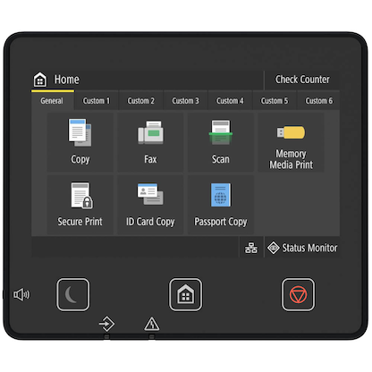 Artikelbild 5 für Canon i-SENSYS MF754Cdw 4 in 1 Farblaser-Multifunktionsdrucker grau, Artikelnummer 755742