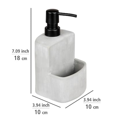 Artikelbild 4 für WENKO Seifenspender Festival 54666100 hellgrau Beton 380,0 ml, Artikelnummer 807903