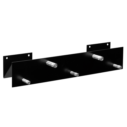 Artikelbild 2 für SZ Metall Wandgarderobe 52135 schwarz Metall 5 Haken 50,0 x 9,0 cm, Artikelnummer 796789