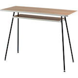 Artikelbild 1 für PAPERFLOW easyHome LV1 Schreibtisch walnuss rechteckig, A-Fuß-Gestell schwarz 100,0 x 40,0 cm, Artikelnummer 381701