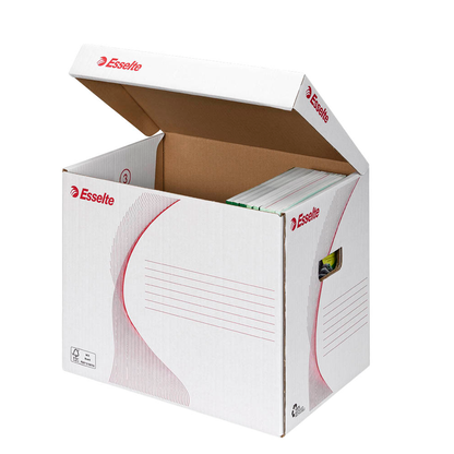 Artikelbild 9 für 10 Esselte Archivcontainer weiß 39,8 x 28,0 x 30,2 cm, Artikelnummer 515062