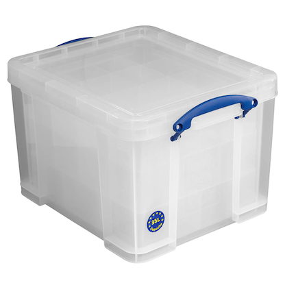 Artikelbild 4 für Really Useful Box Aufbewahrungsbox 35,0 l transparent 48,0 x 39,0 x 31,0 cm, Artikelnummer 112526