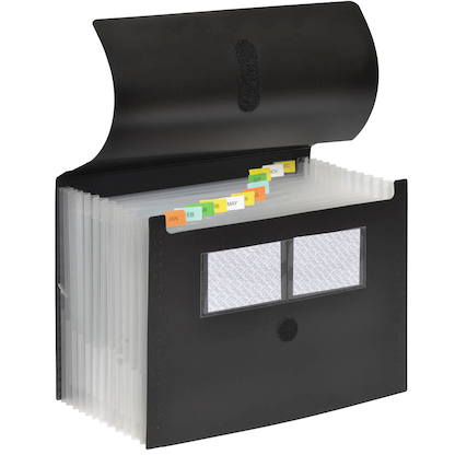Artikelbild 21 für FolderSys Fächermappe 12 Fächer schwarz, Artikelnummer 642074