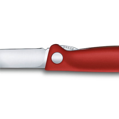 Artikelbild 4 für VICTORINOX Frühstücksmesser Swiss Classic silber, rot glatt, Klinge: 11,0 cm, 1 St., Artikelnummer 322592